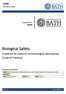 Department UHSE. Guidance for Users of microbiological laboratories (Code of Practice)