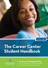 The Career Center Student Handbook