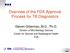 Overview of the FDA Approval Process for TB Diagnostics