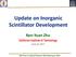 Update on Inorganic Scintillator Development