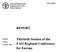 Thirtieth Session of the FAO Regional Conference for Europe