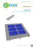 ST-AK 1/12. Photovoltaic Mounting Systems. Assembly Instructions. Mounting system for roofing with trapezoidal sheet metal