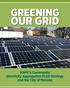 Greening. Our Grid. MAPC s Community Electricity Aggregation PLUS Strategy and the City of Melrose