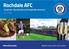 Corporate, Sponsorship and Hospitality Brochure 2017/18. #TeamRochdale. Together every match, every season