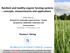 Resilient and healthy organic farming systems concepts, measurements and applications