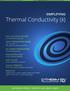 SIMPLIFYING Thermal Conductivity (k)