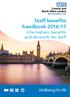 Staff benefits handbook 2016/17. Information, benefits and discounts for staff