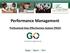 Performance Management Professional Keys Effectiveness System (PKES)