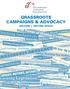 GRASSROOTS CAMPAIGNS & ADVOCACY