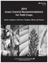 2013 Insect Control Recommendations for Field Crops