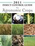 INSECT CONTROL GUIDE for. Agronomic Crops