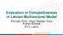 Evaluation of Competitiveness in Latvian Multisectoral Model