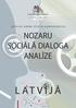 latvijas darba devēju konfederācija nozaru sociālā dialoga analīze Latvijā