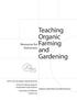 Teaching Organic Farming and Gardening