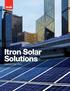 Itron Solar Solutions. Making Solar Work
