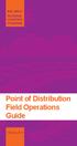Point of Distribution Field Operations Guide