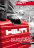 Code of Conduct ACT WITH INTEGRITY, GROW SUSTAINABLY. Hilti. Outperform. Outlast