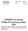 NORDEFCO strategy Public-Private Partnerships 2010