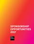 SPONSORSHIP OPPORTUNITIES Tod Stehling Texas Society of Architects Sponsorship Opportunities
