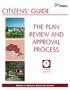 CITIZENS GUIDE THE PLAN REVIEW AND APPROVAL PROCESS IN A SERIES MINISTRY OF MUNICIPAL AFFAIRS AND HOUSING