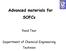 Advanced materials for SOFCs