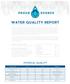 WATER QUALITY REPORT