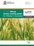 2018 Wheat. variety sowing guide for Western Australia WESTERN AUSTRALIA. Department of Primary Industries and Regional Development