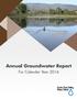 Annual Groundwater Report