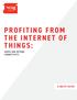 PROFITING FROM THE INTERNET OF THINGS: