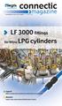 LF 3000 fittings. for filling LPG cylinders. report. dossier. DiNova helps Zeck machines protect the environment