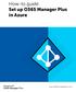 How-to guide: Set up O365 Manager Plus in Azure