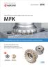 MFK MFK. High Efficiency Multi-edge Cutter for Cast Iron. Double-Sided Insert with Free Cutting Geometry to Resist Chatter. Cutter for Cast Iron