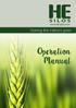 Storing the nations grain Operation Manual