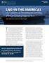 LNG IN THE AMERICAS How Commercial, Technological and Policy Trends are Shaping Regional Trade