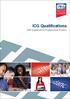 ICG Qualifications. CPP Certificate in Professional Practice