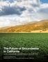The Future of Groundwater in California