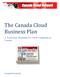 A Technology Roadmap for Cloud Computing in Canada CanadaCloud.biz
