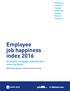 Employee job happiness index Strategies to engage, motivate and retain top talent
