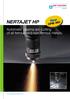 NERTAJET HP. Automatic plasma arc cutting of all ferrous and non-ferrous metals. CPM