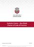 Statistics Centre Abu Dhabi Charter of Code of Practices