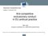 Anti-competitive exclusionary conduct in EU antitrust practice