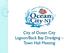 City of Ocean City Lagoon/Back Bay Dredging Town Hall Meeting