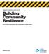 Building Community Resilience
