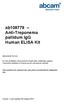 For the qualitative measurement of IgG class antibodies against Treponema pallidum in Human serum and plasma (citrate).