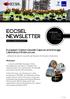 ECCSEL NEWSLETTER. European Carbon Dioxide Capture and Storage Laboratory Infrastructure. Welcome!