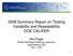 2008 Summary Report on Testing Variability and Repeatability DOE CALiPER