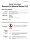 Safety Data Sheet Roscom 1A Natural Series PVC