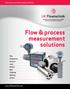 Flow & process measurement solutions