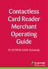 Contactless Card Reader Merchant Operating Guide