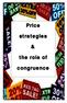 Price. strategies. the role of. congruence